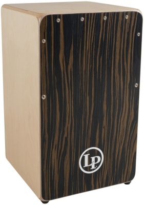 Latin Percussion Cajon Macassar Ebony