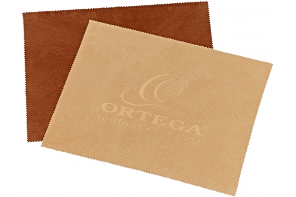 Ortega Polish Cloth Pack Of Two - Light Yellow And Light Brown