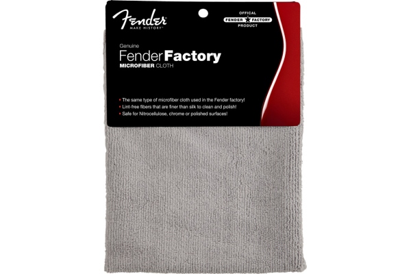 Fender Factory Microfiber Cloth Gray