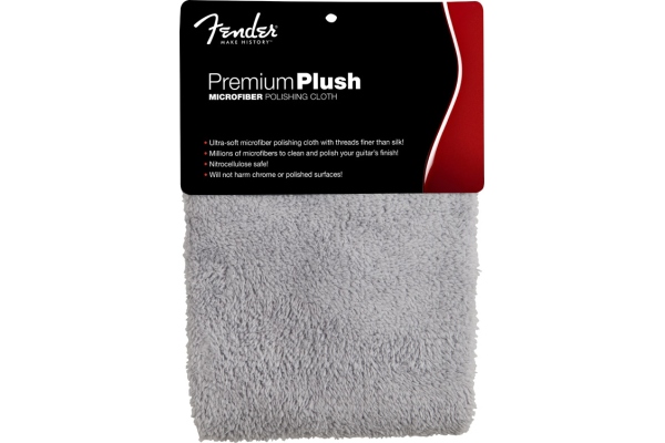 Premium Plush Microfiber Polishing Cloth Gray