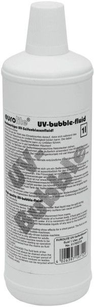Eurolite Fluid UV Bubble 1l galben