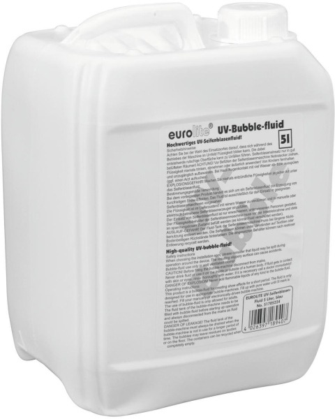 Eurolite Fluid UV Bubble 5l albastru