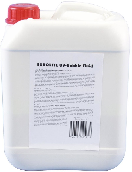Eurolite Fluid UV Bubble 5l galben
