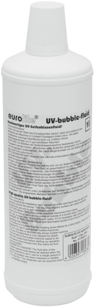 Eurolite Fluid UV-Bubble 1l albastru