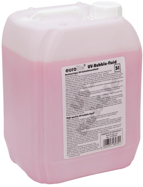 Eurolite Fluid UV Bubble 5l roșu
