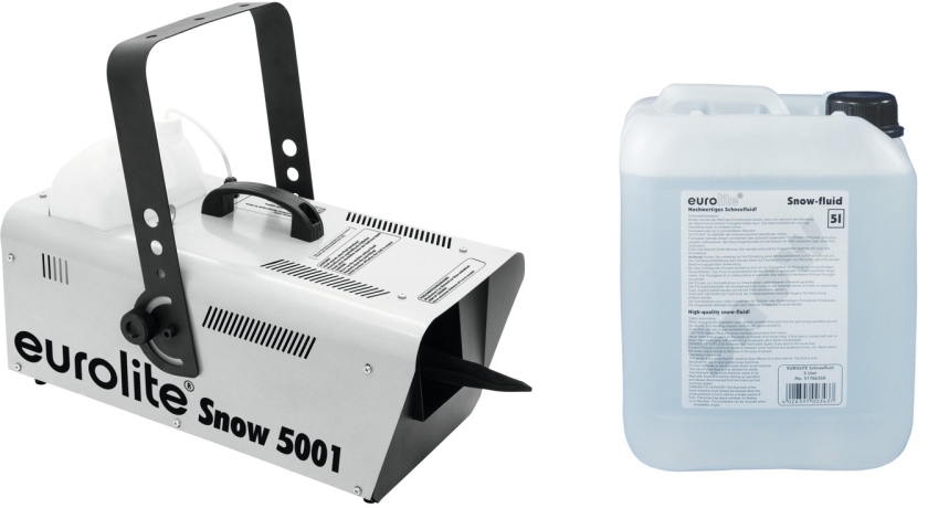 Eurolite  Set Snow 5001 Mașină de zăpadă + lichid de zăpadă 5l