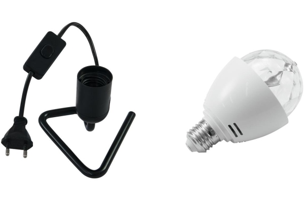 Set LED BC-1 RGB + Triangle base black Set LED BC-1 RGB + Triangle base black