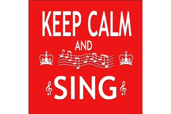 Fridge Magnet Keep Calm & Sing