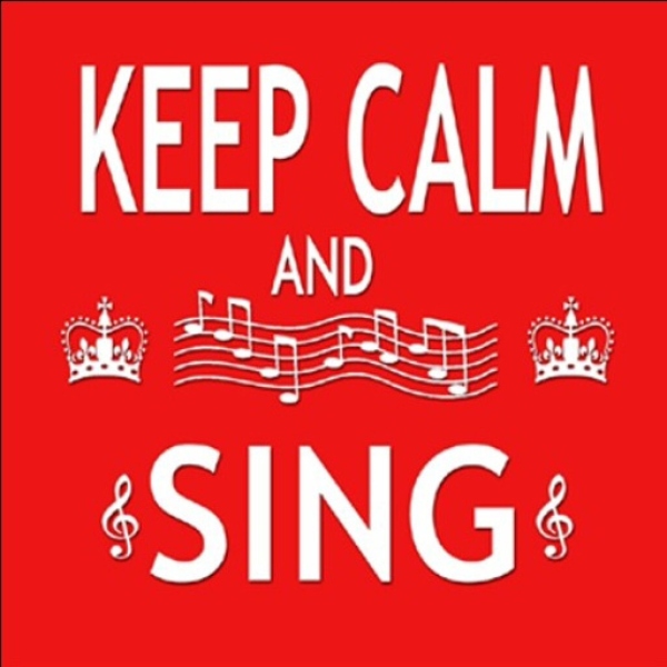 Fridge Magnet Keep Calm & Sing