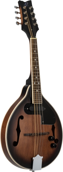Ortega Americana Series A-Style Mandolin 8 String with Pickup - Satin Whiskey Burst / Chrome HW
