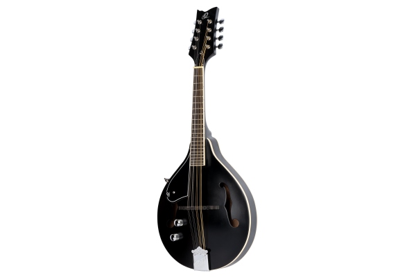 A-Style Series Mandoline 8 String Lefty - black + Gigbag and Strap