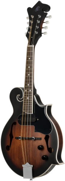 Ortega Americana Series F-Style Mandolin 8 String with Pickup - Satin Whiskey Burst / Chrome HW