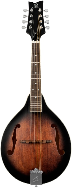 Ortega AS Mandolin Lefty 8-String - Whiskey Burst Finish