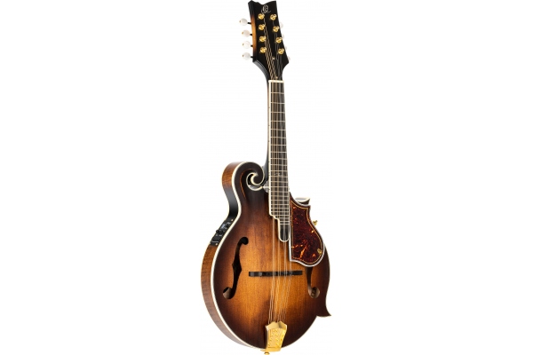 Ortega Mandoline F-Style Series inclusive Gigbag and Preamp - AVO - Antique Violin Oil