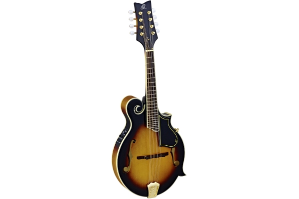 Ortega Mandoline F-Style Series inclusive Gigbag and Preamp - TS - Tobacco Sunburst