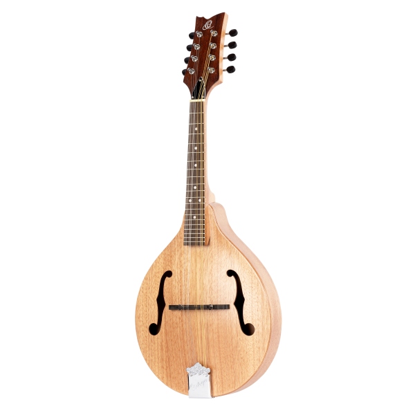Ortega A-Style Series Mandoline 8 String Lefty - Natural Mahogany