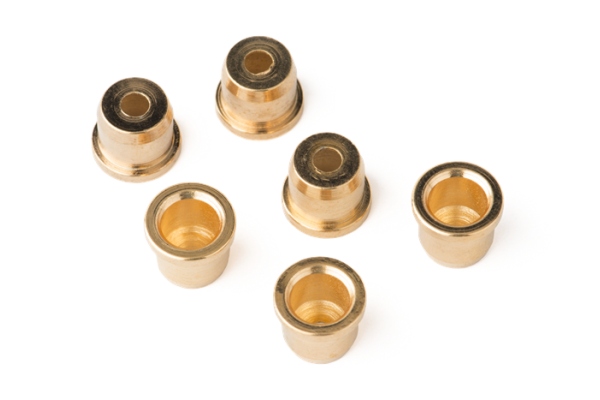 American Series Telecaster Strings-Thru-Body String Ferrules (6) (Gold)