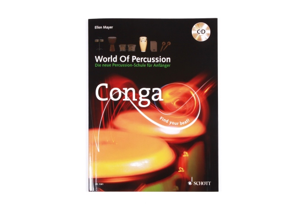 Manual de Ellen Mayer „World Of Percussion Conga” inclusiv CD - germană Manual de Ellen Mayer „World Of Percussion Conga” inclusiv CD - germană