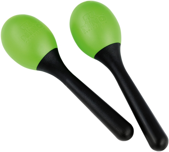 Nino Percussion Plastic Egg Maracas - Grass Green