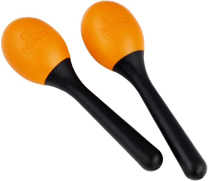 Nino Percussion Plastic Egg Maracas - Orange