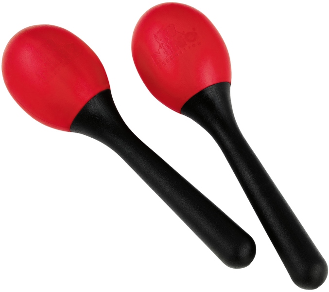 Nino Percussion Plastic Egg Maracas - Red