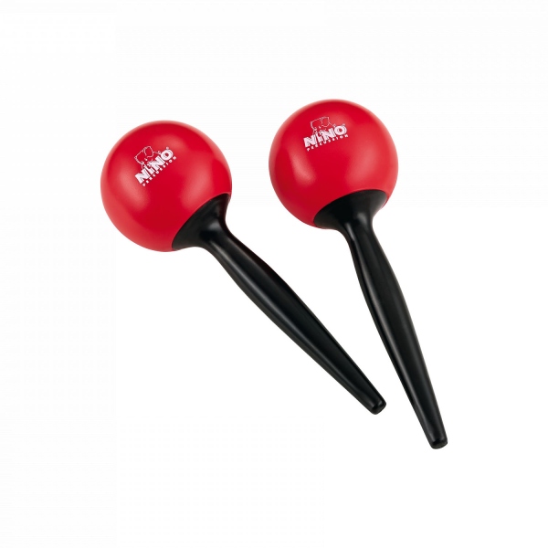 Nino Percussion Plastic Maracas - red