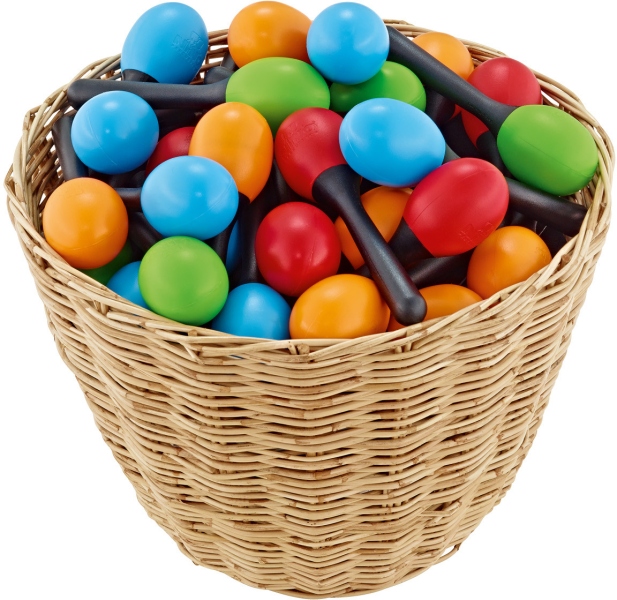 Nino Percussion Plastic Egg Maracas Assortment 48 pcs