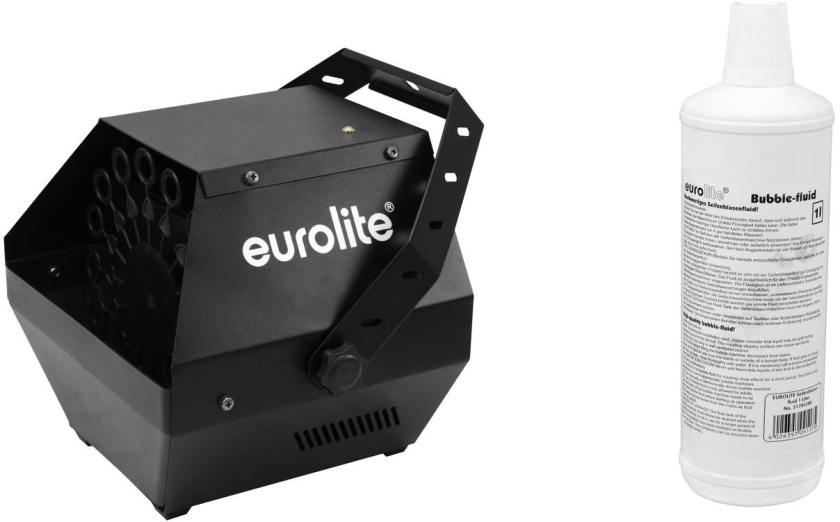 Eurolite Set B-90 Aparat de bule negru + lichid de bule 1l