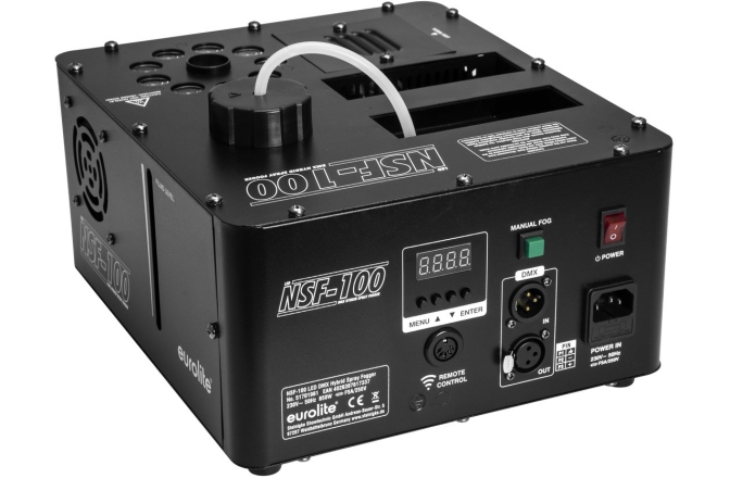 Mașină de Ceață cu LED-uri Eurolite NSF-100 LED DMX Hybrid Spray Fogger