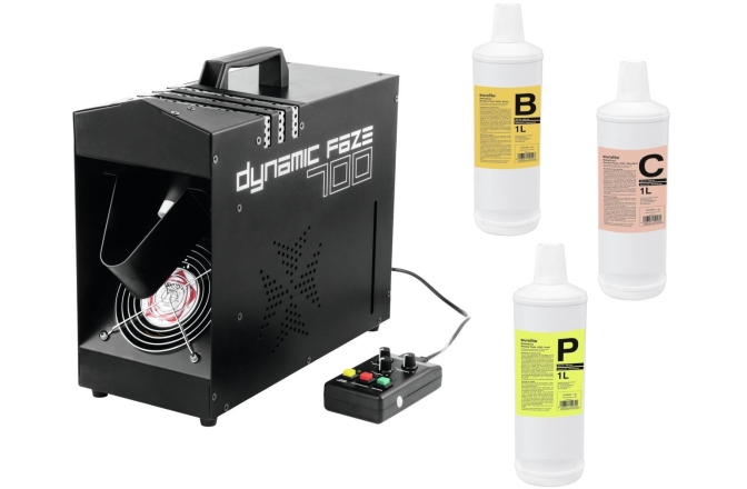 Masină de ceață Eurolite Set Dynamic Faze 700 + fluids