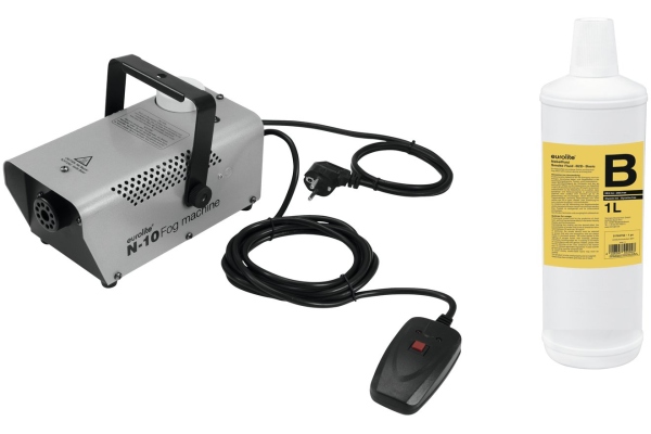 Set N-10 argintiu + B2D Lichid de fum Basic 1l
