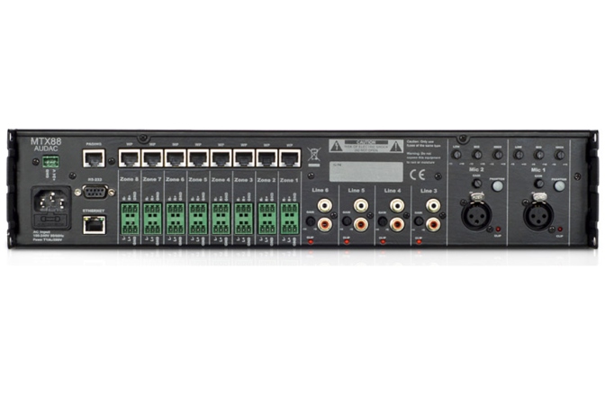 Matrice multi-zona Audac MTX-88