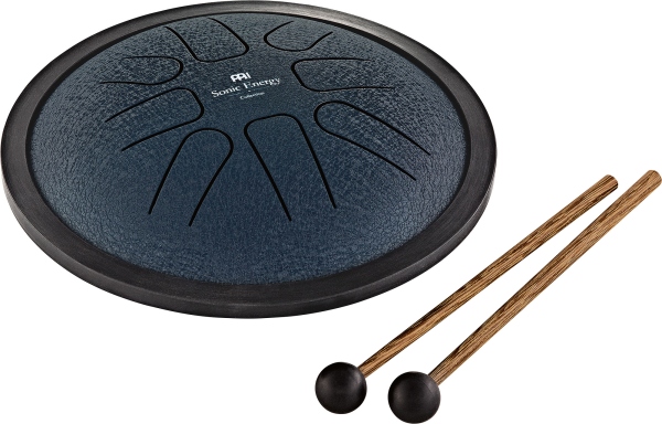 Meinl small steel tongue drum g minor 7 blue