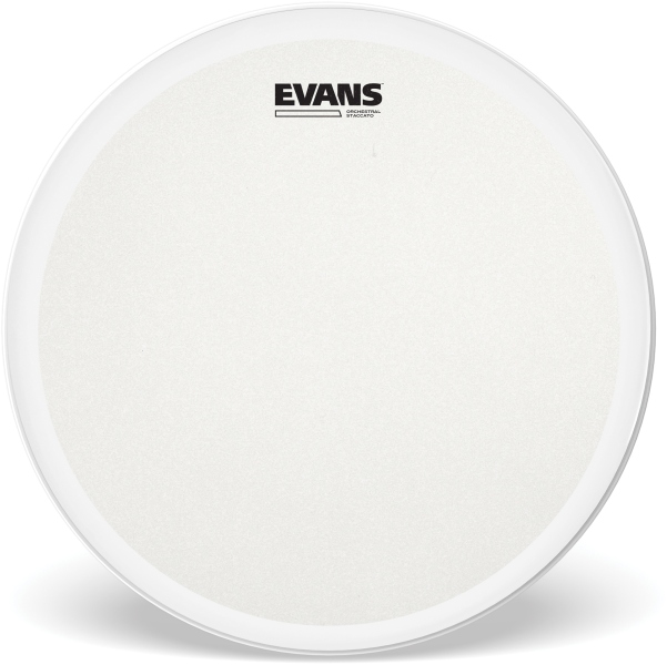 Evans Orchestral Stacatto Coated White SD Head 14 Inch