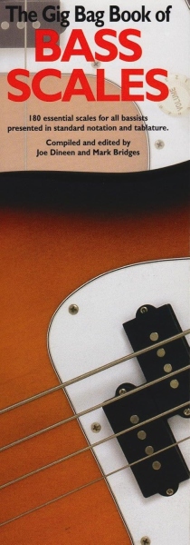 THE GIG BAG BOOK OF BASS SCALES BASS GUITAR TAB BOOK