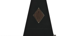 Metronom Wittner Metronom Formă de piramidă, Negru mat 806M