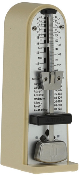Wittner Metronom Piccolino Culoarea fildesului 890121