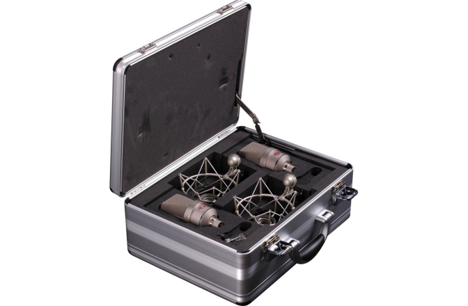 Set stereo cu doua microfoane Neumann TLM 103 mt cu suspensie elastica.