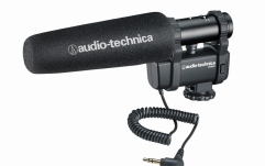 Microfon condenser de tip shotgun cu montare pe camera de filmat Audio-Technica AT8024