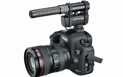 Microfon condenser de tip shotgun cu montare pe camera de filmat Audio-Technica AT8024