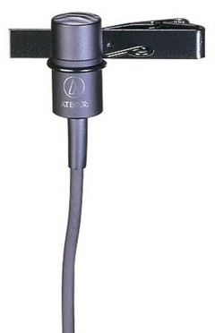 Microfon condenser lavaliera pentru voce sau instrumente Audio-Technica AT803CW
