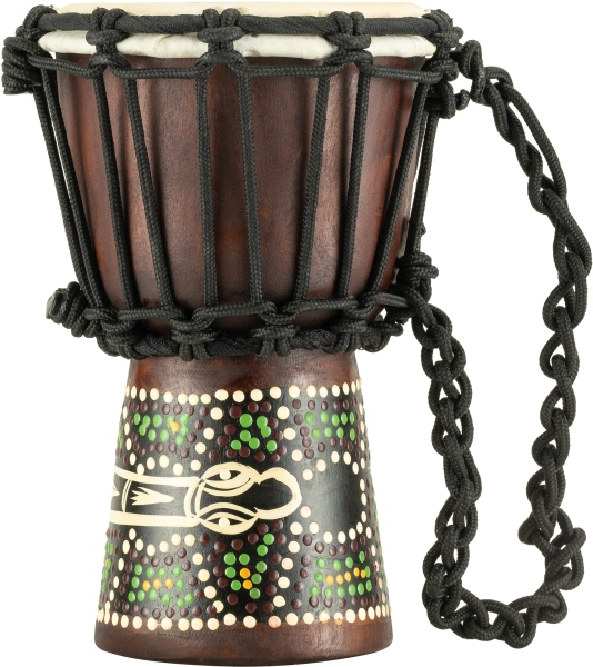 Meinl African Style Mini Djembe - Dark Serpent Design