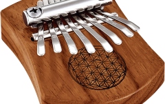 Mini Kalimba Meinl Solid "Flower of Life" Mini Kalimba - 8 notes / Red Zebrawood