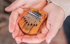 Mini Kalimba Meinl Solid "Flower of Life" Mini Kalimba - 8 notes / Red Zebrawood