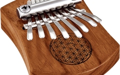 Mini Kalimba Meinl Solid "Flower of Life" Mini Kalimba - 8 notes / Red Zebrawood