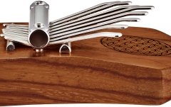 Mini Kalimba Meinl Solid "Flower of Life" Mini Kalimba - 8 notes / Red Zebrawood