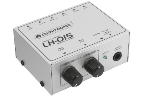 LH-015 2-Channel Mic/Line Mixer LH-015 2-Channel Mic/Line Mixer