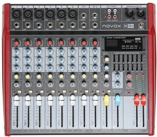 Novox M10P Powered Audio Mixer