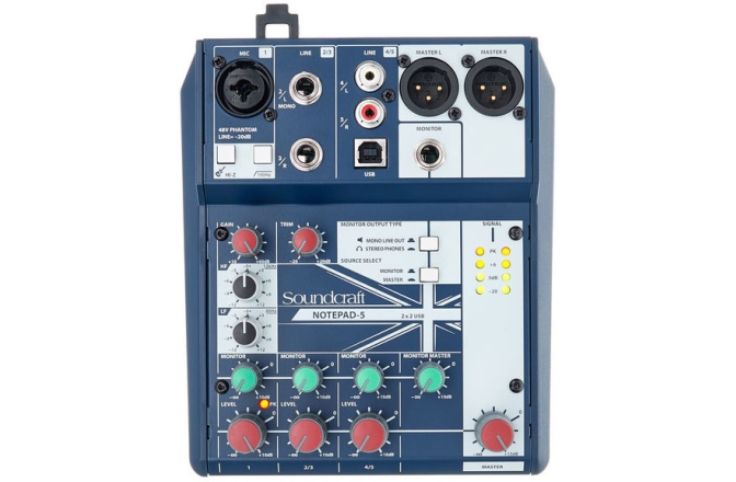 Mixer analog Soundcraft Notepad 5