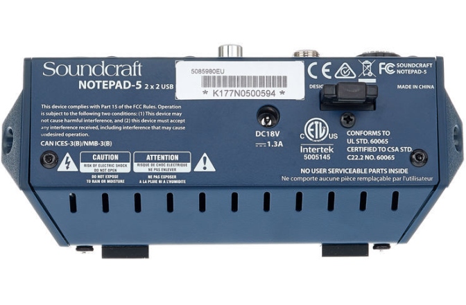 Mixer analog Soundcraft Notepad 5